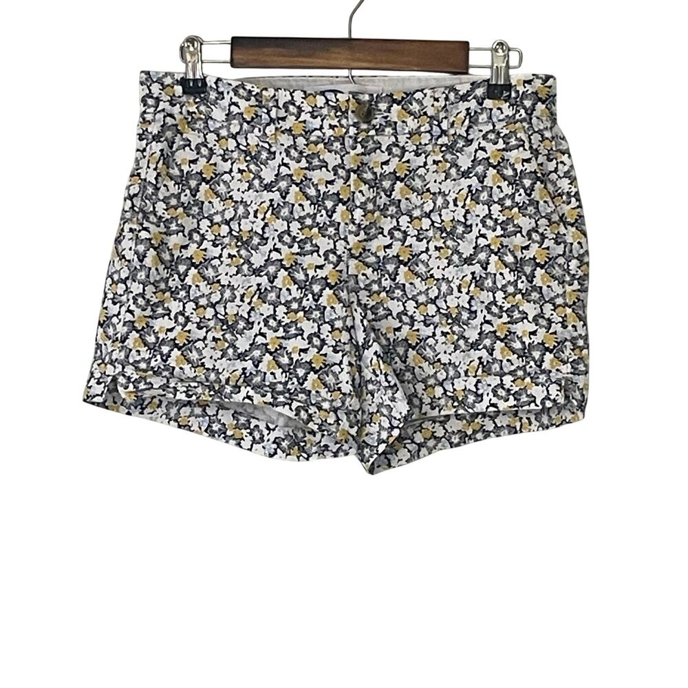 Old Navy Floral Mid Rise Shorts Cottagecore Size 4 Soft Girl-Chic-Stretchy